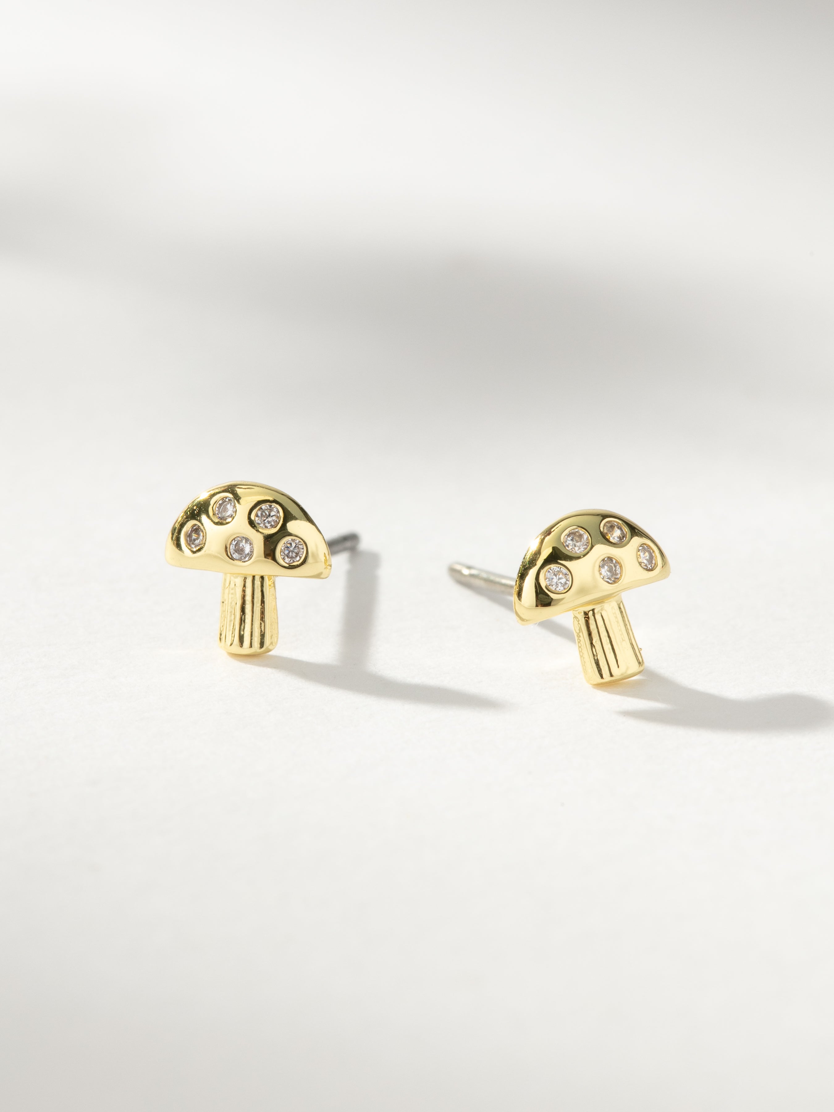 Mushroom Stud Earrings