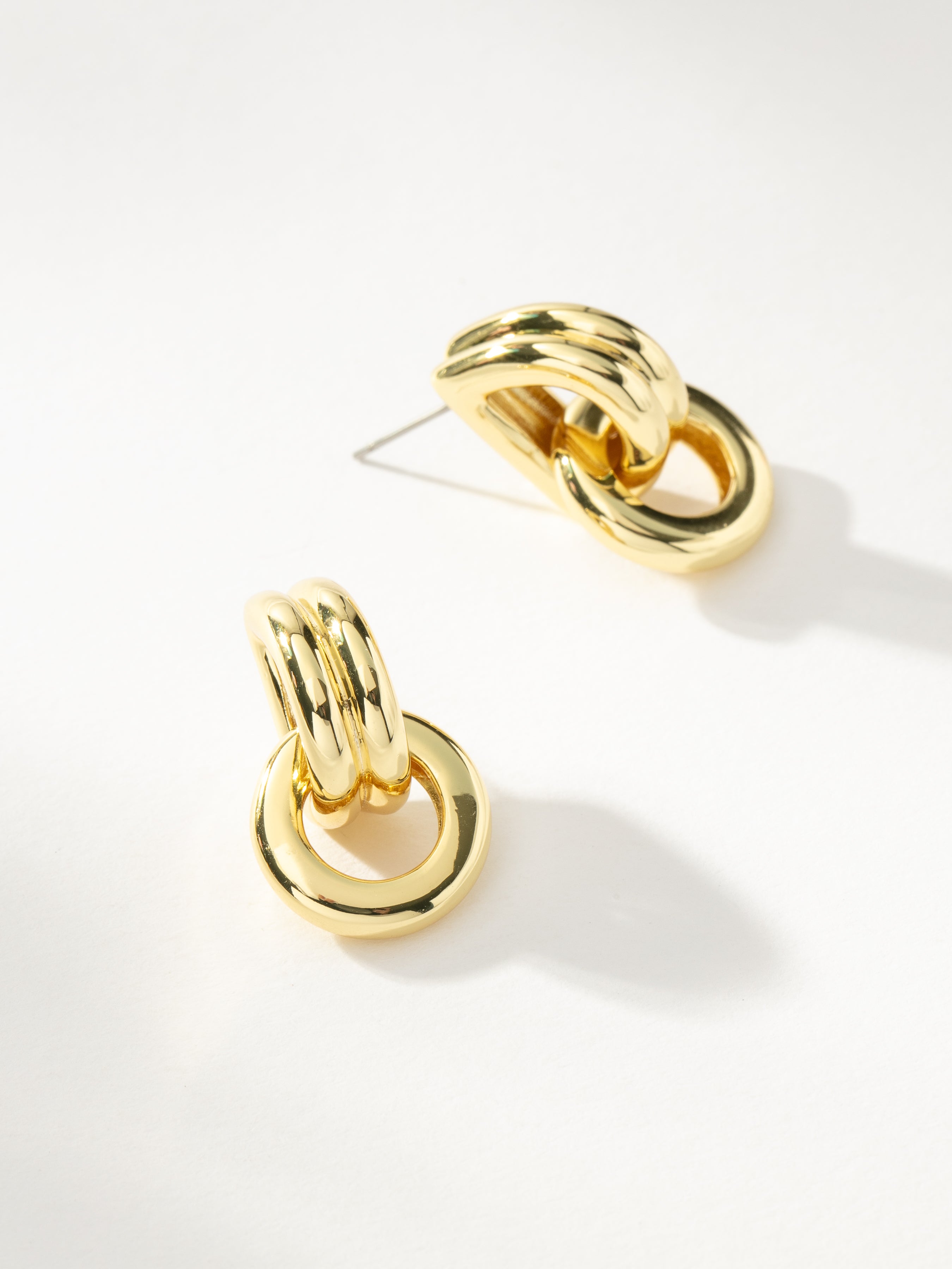 Knotted Hoop Earrings