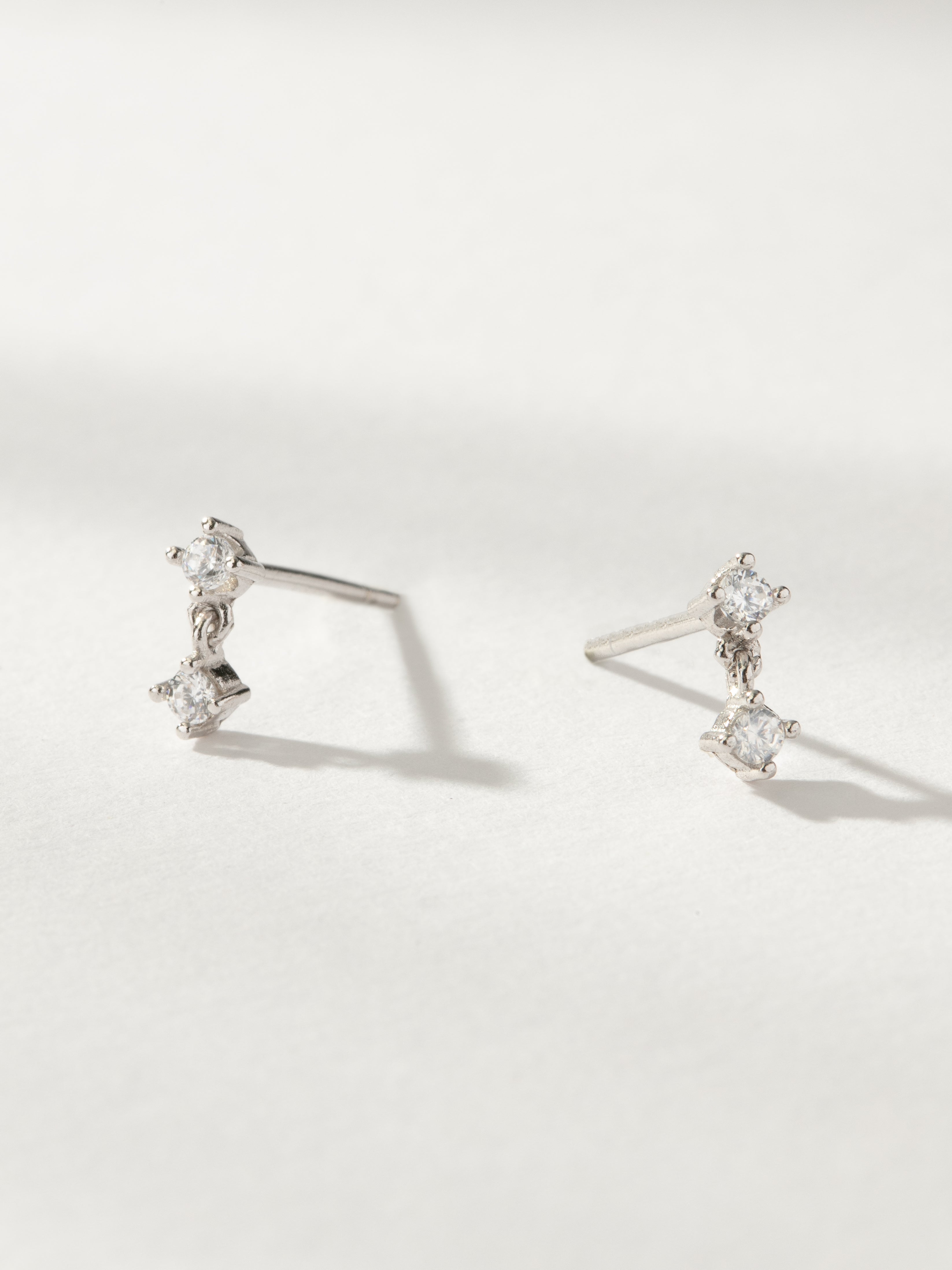 Dazzle Drop Stud Earrings