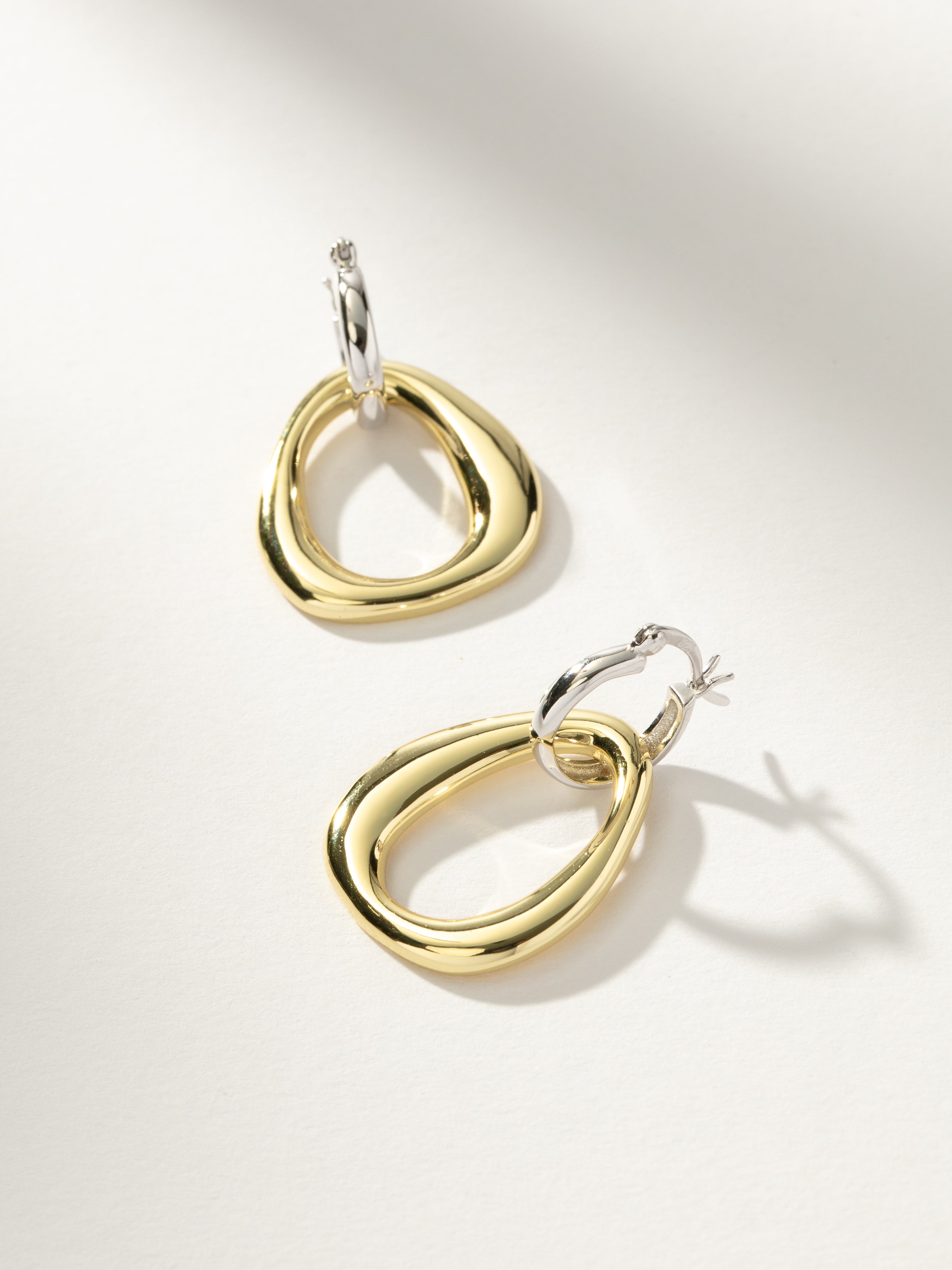 Mixed Statement Hoop Earrings