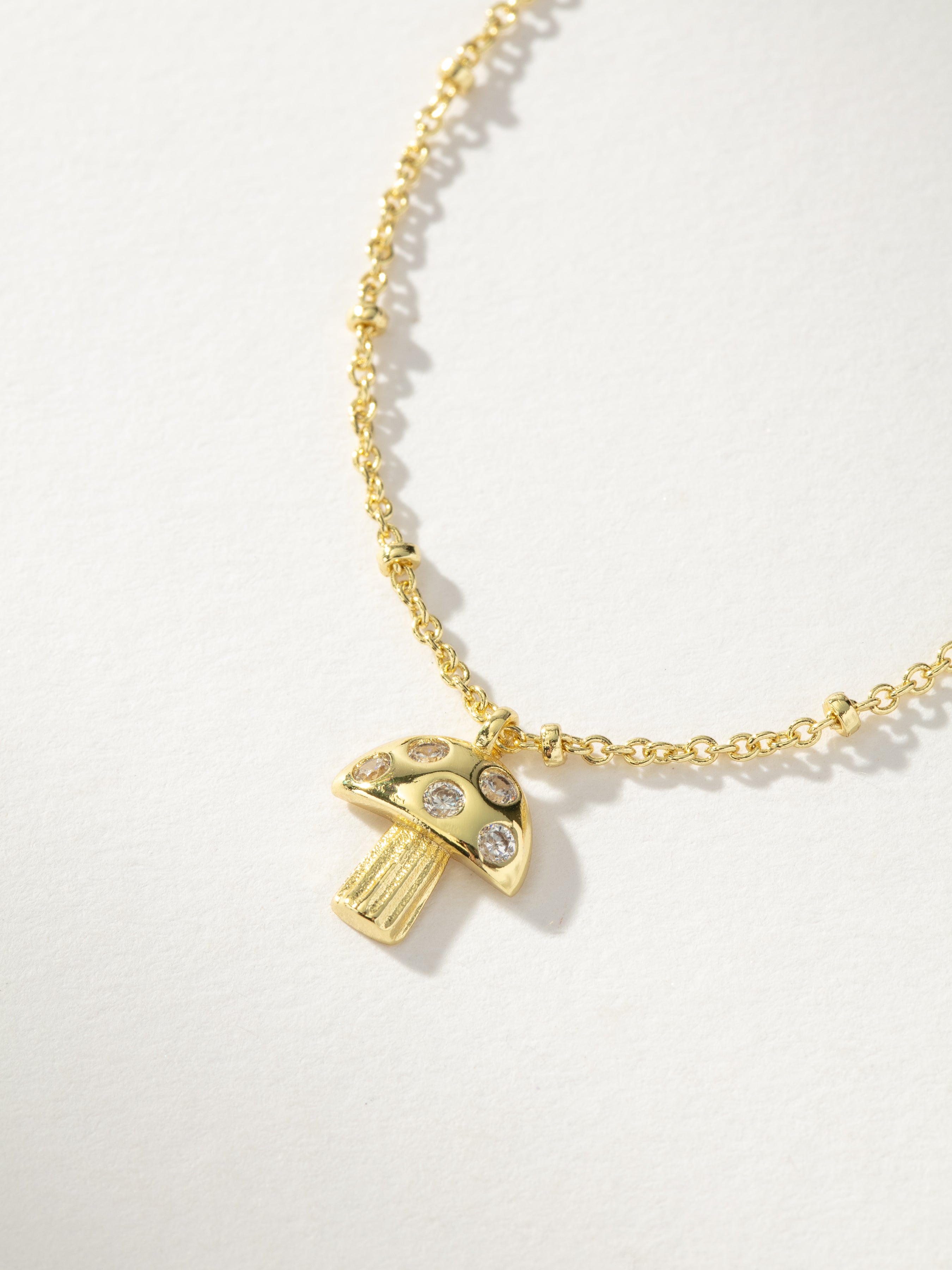 Mushroom Pendant Necklace