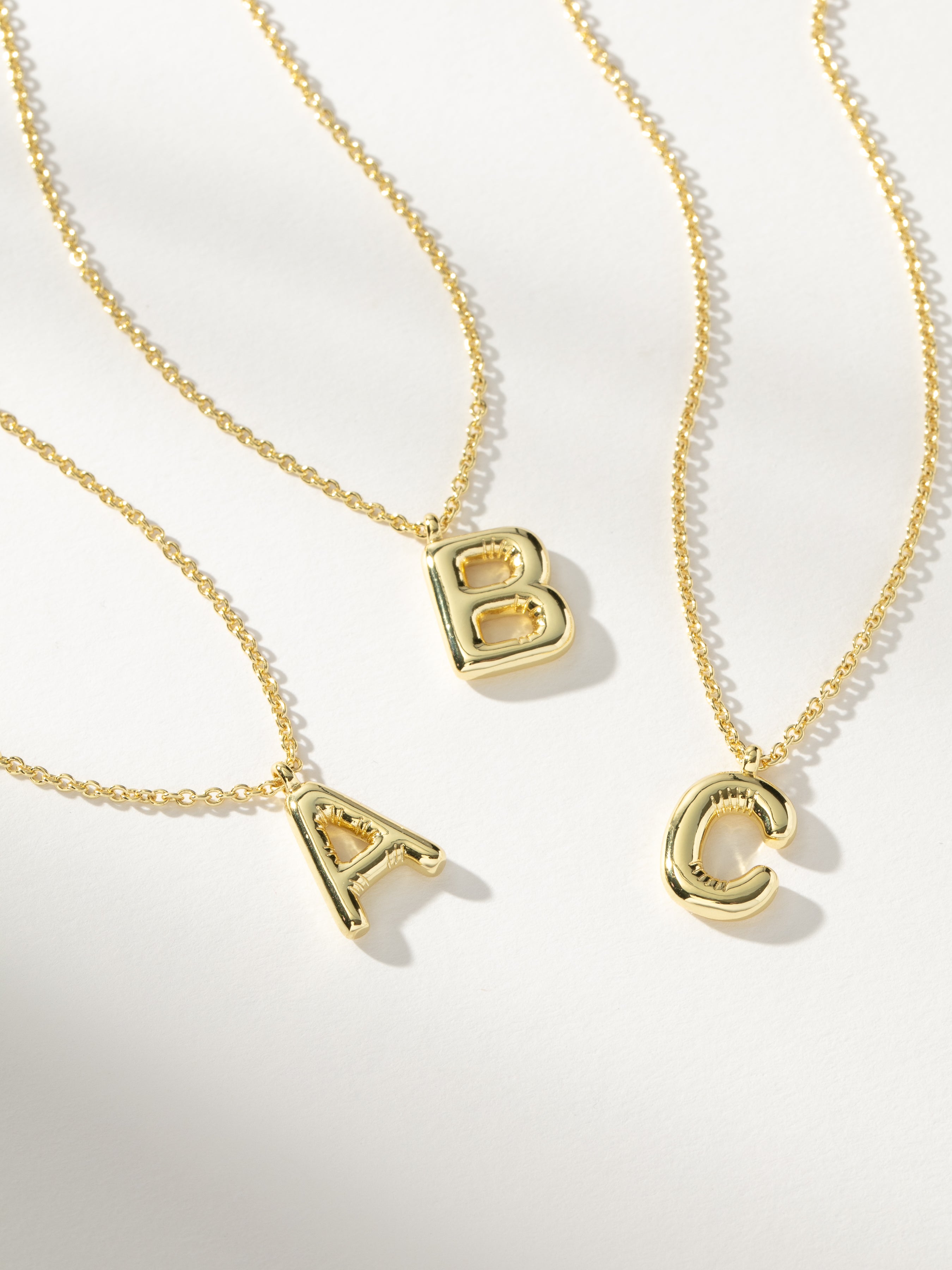 Bubble Letter Necklace