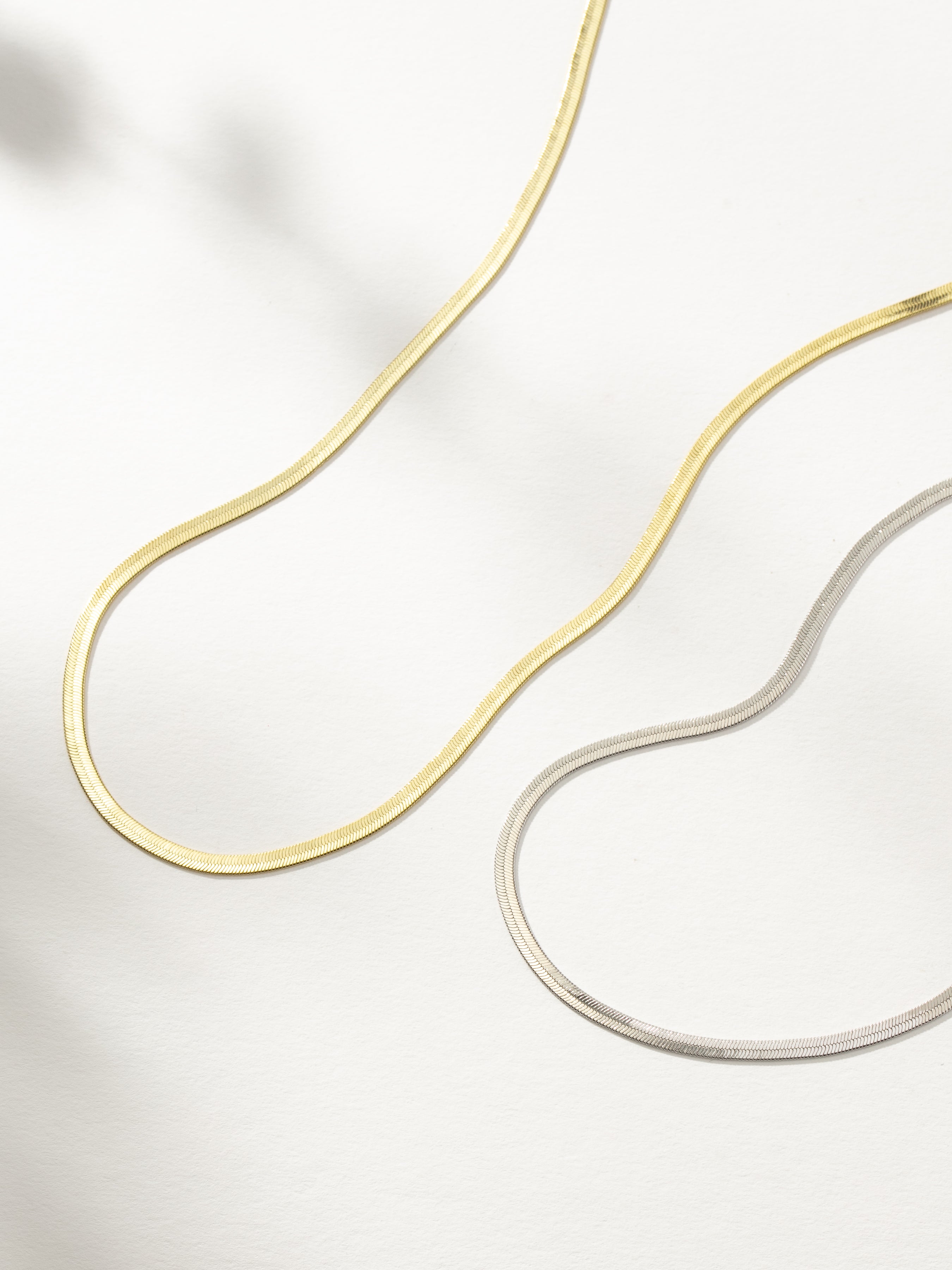 Bossy Herringbone Chain Necklace