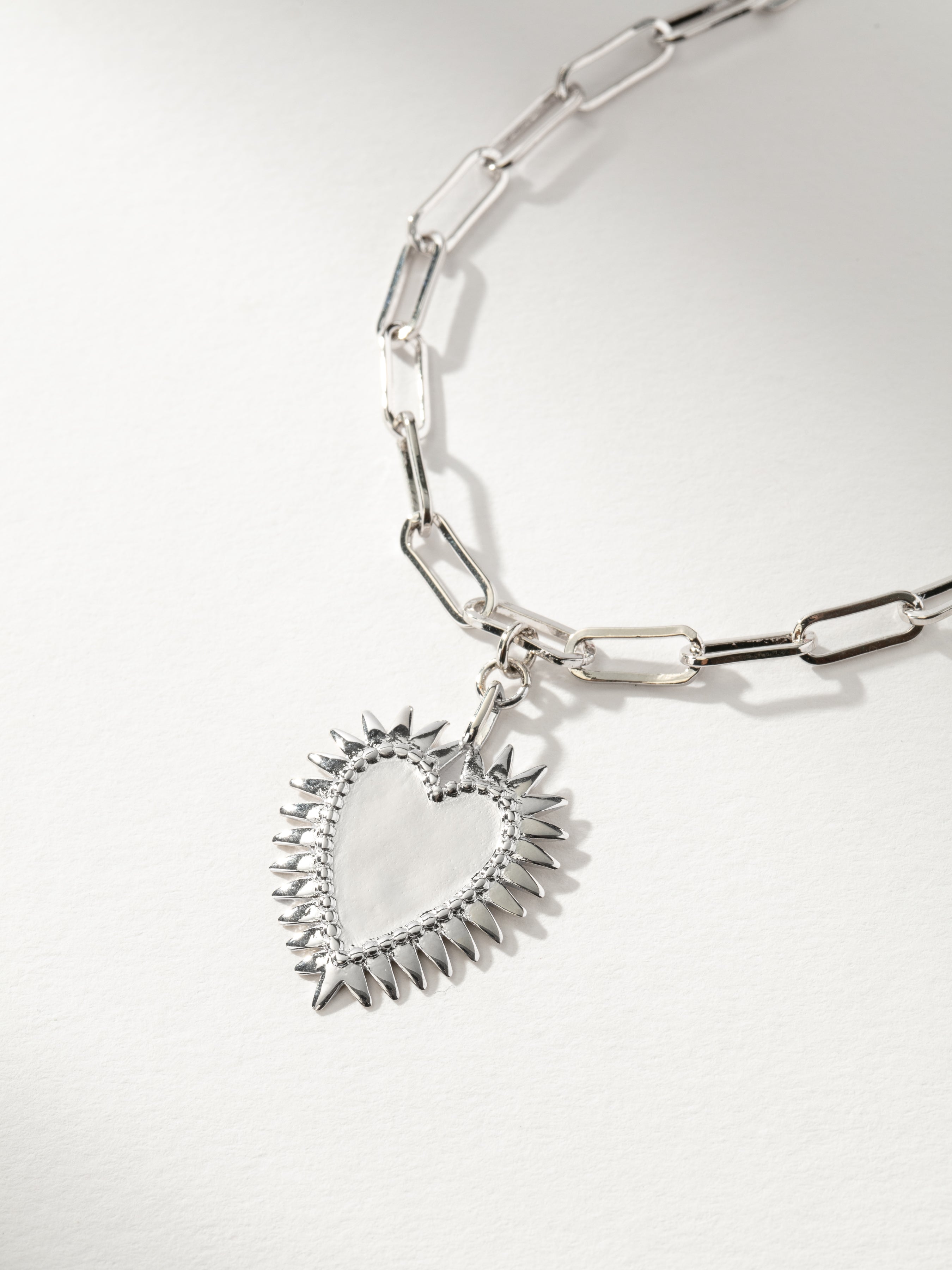 Hopeless Romantic Heart Necklace