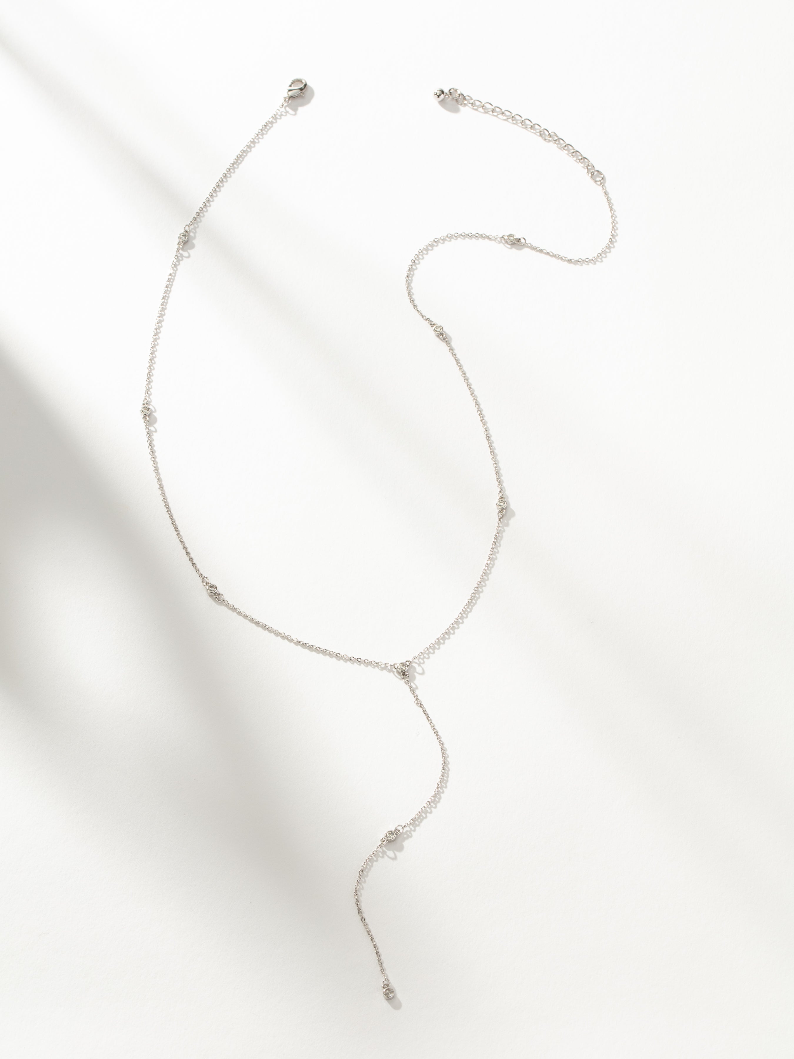 Icy Lariat Necklace