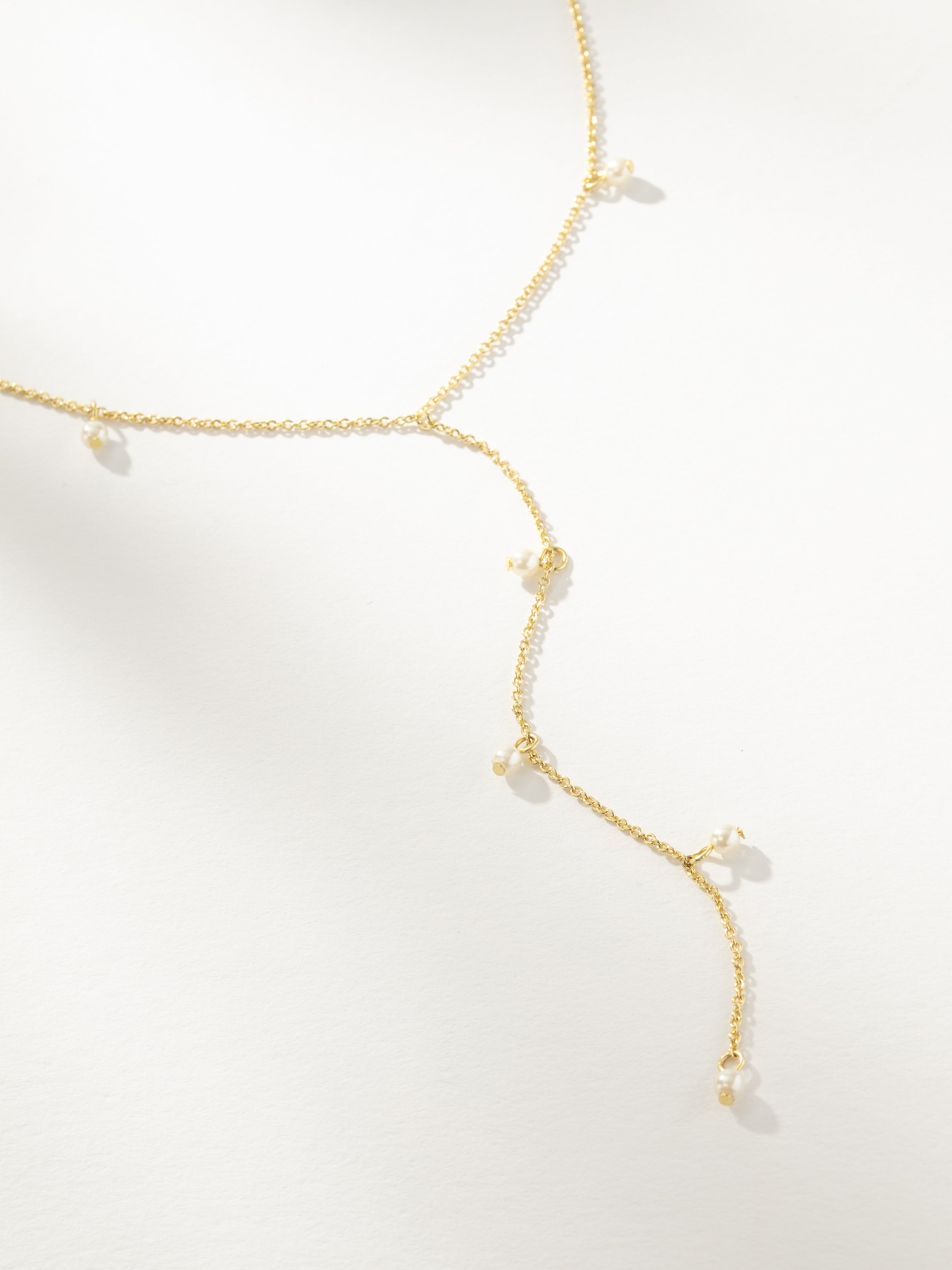 Pearl Lariat Necklace