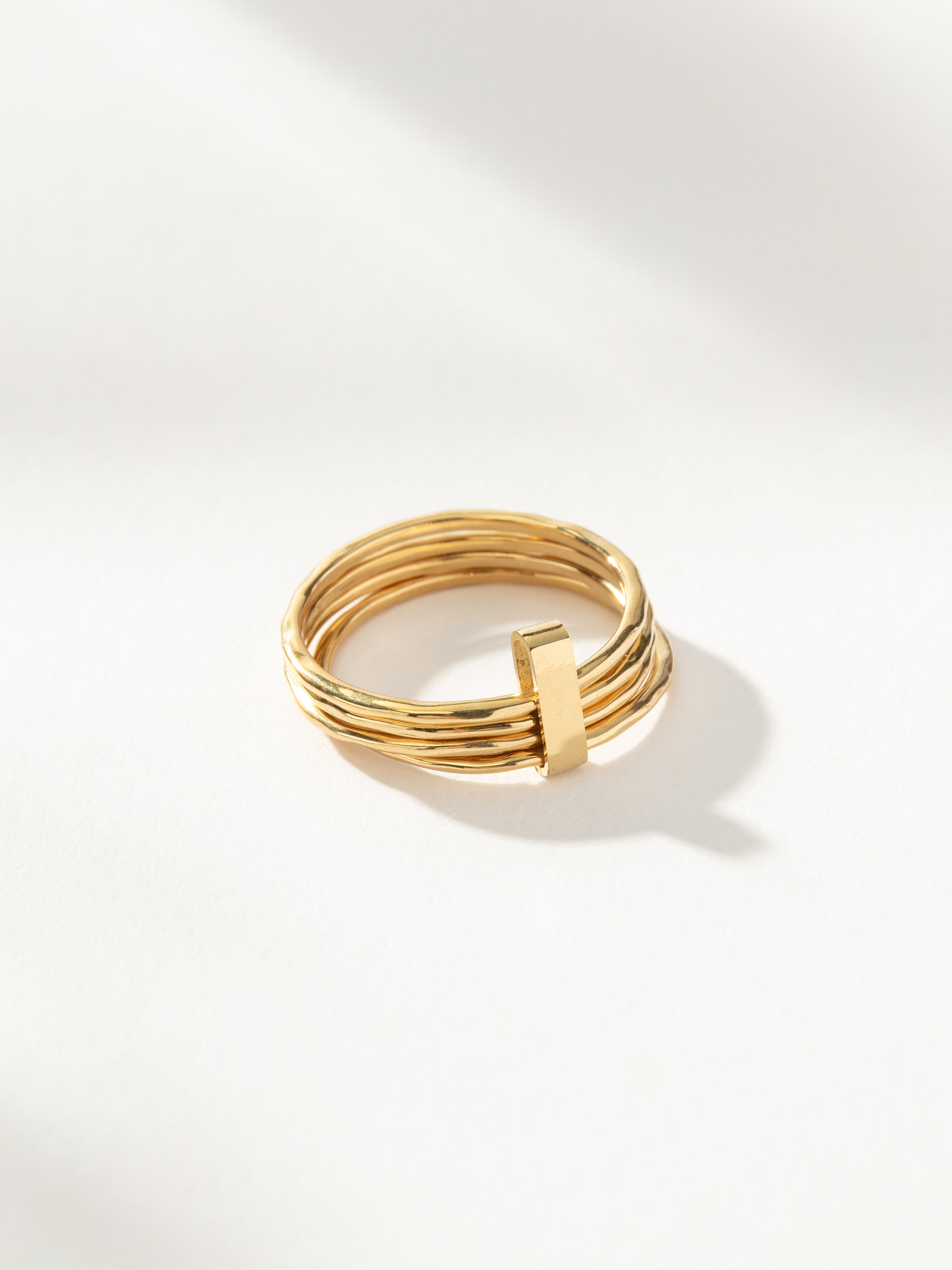 Bar None Layered Ring