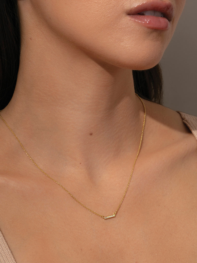 Ray of Light Bar Necklace